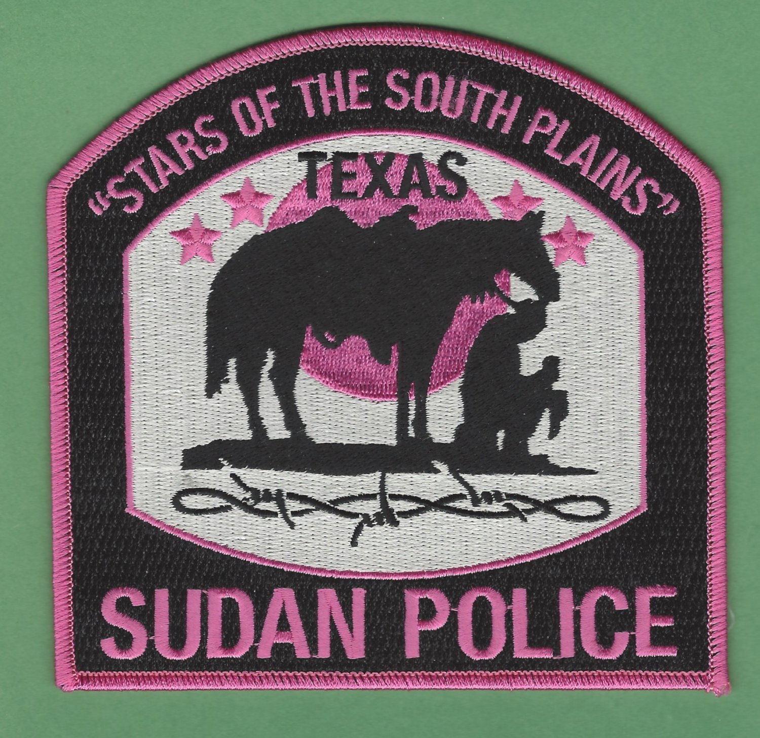 Sudan Police Patch from Texas in mint condition. 