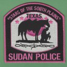Sudan Texas Police Patch