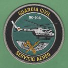 Spain Guardia Civil Servicio Aereo BO-105 Helicopter Police Patch