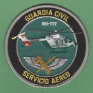 Spain Guardia Civil Servicio Aereo BK-117 Helicopter Police Patch