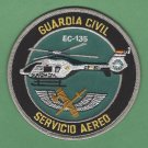 Spain Guardia Civil Servicio Aereo EC-135 Helicopter Police Patch