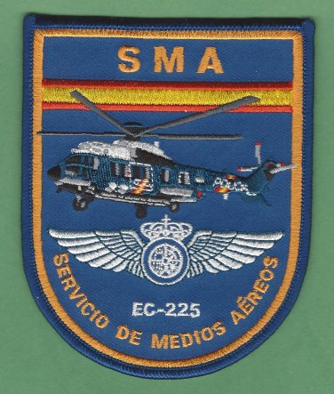 Spain National Police SMA EC-225 Helicopter Patch