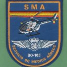 Spain National Police SMA BO-105 Helicopter Patch