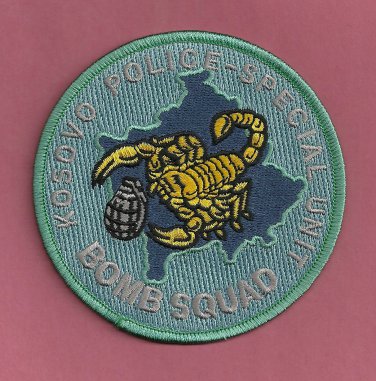 Kosovo Police Bomb Squad Patch