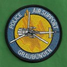 Graubunden Switzerland Police Air Support Helicopter Patch