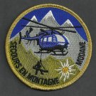 Modane Alps France Secours en Montagne Rescue Helicopter Patch