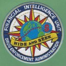 DEA Drug Enforcement Administration Financial Intelligence Unit Patch DEA Drug Enforcement Administration Financial Intelligence Unit Patch