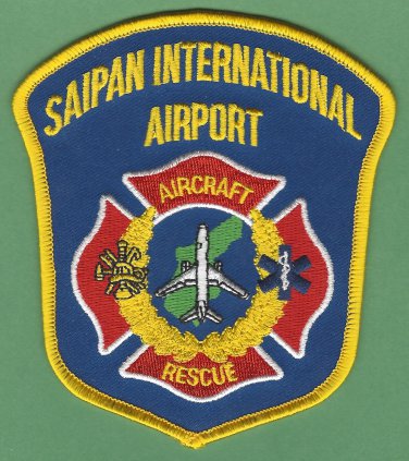 Saipan International Airport Crash Fire Rescue Patch ARFF