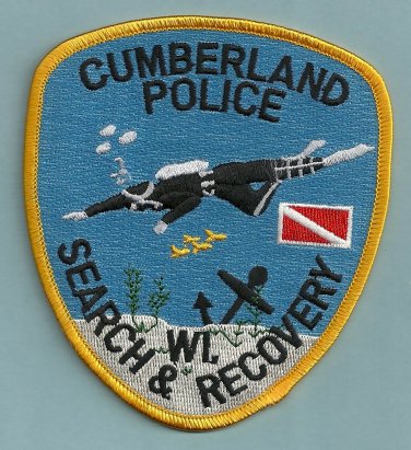 Cumberland Wisconsin Police Dive Team Patch