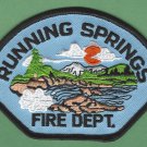 Running Springs California Fire Patch