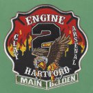 Hartford Fire Department Engine Company 2 Fire Patch