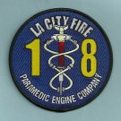 Los Angeles City Fire Department Paramedic Engine Company 18 Fire Patch