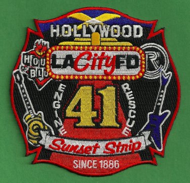 Los Angeles City Fire Department Engine Company 41 Fire Patch