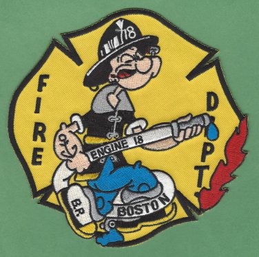 Boston Fire Department Engine Company 18 Fire Patch