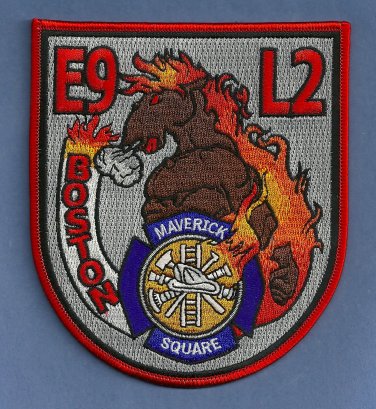 Boston Fire Department Engine 9 Ladder 2 Fire Company Patch
