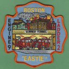Boston Fire Department Engine 9 Ladder 2 Fire Company Patch