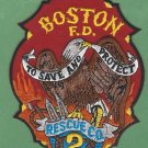 Boston Fire Department Rescue Company 2 Patch
