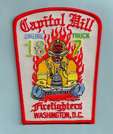 District of Columbia Fire Department Engine 18 Truck 7 Fire Company Patch
