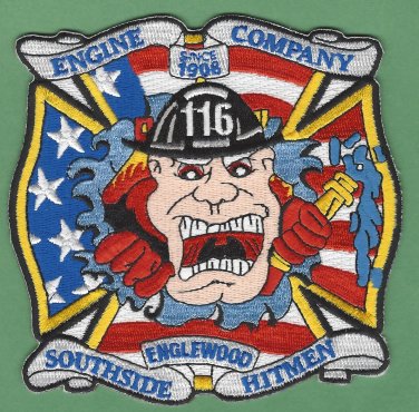 Chicago Fire Department Engine Company 116 Fire Patch
