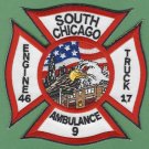 Chicago Fire Department Engine 46 Truck 17 Fire Company Patch