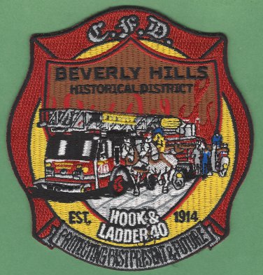 Chicago Fire Department Hook & Ladder Company 40 Patch