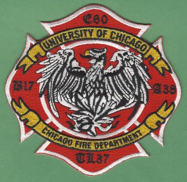 Chicago Fire Department Engine 60 Tower Ladder 37 Fire Company Patch