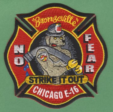 Chicago Fire Department Engine Company 16 Fire Patch