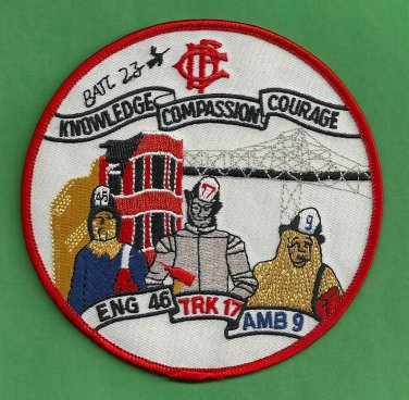 Chicago Fire Department Engine 46 Truck 17 Fire Company Patch