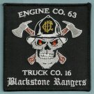 Chicago Fire Department Engine 63 Truck 16 Fire Company Patch