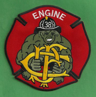 Chicago Fire Department Engine Company 38 Fire Patch