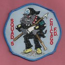 Chicago Fire Department Squad Company 5 Fire Patch