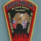 Chicago Fire Department Hook & Ladder Company 24 Patch