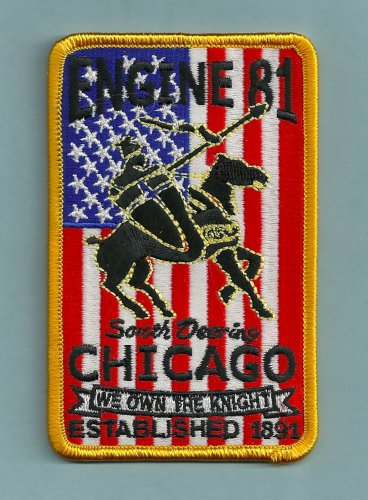 Chicago Fire Department Engine Company 81 Fire Patch
