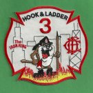 Chicago Fire Department Hook & Ladder Company 3 Patch