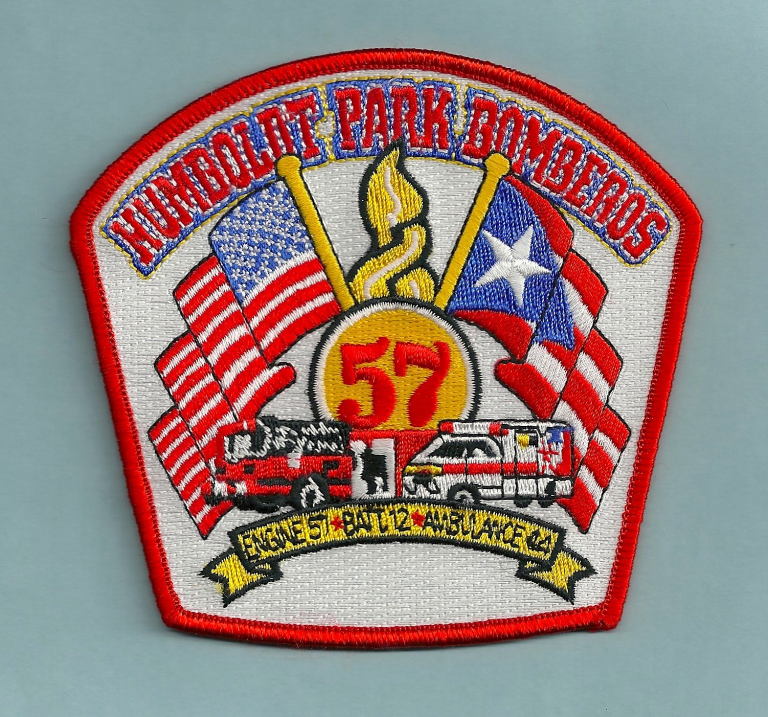 Chicago Fire Department Engine Company 57 Fire Patch