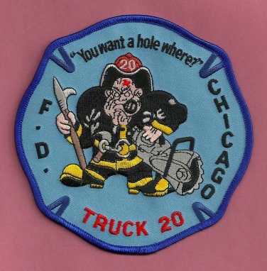 Chicago Fire Department Truck Company 20 Patch