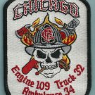Chicago Fire Department Engine 109 Truck 32 Fire Company Patch