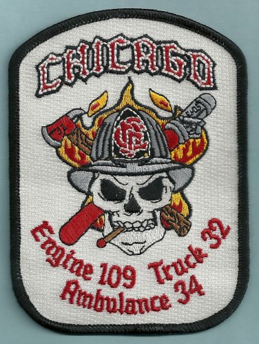 Chicago Fire Department Engine 109 Truck 32 Fire Company Patch
