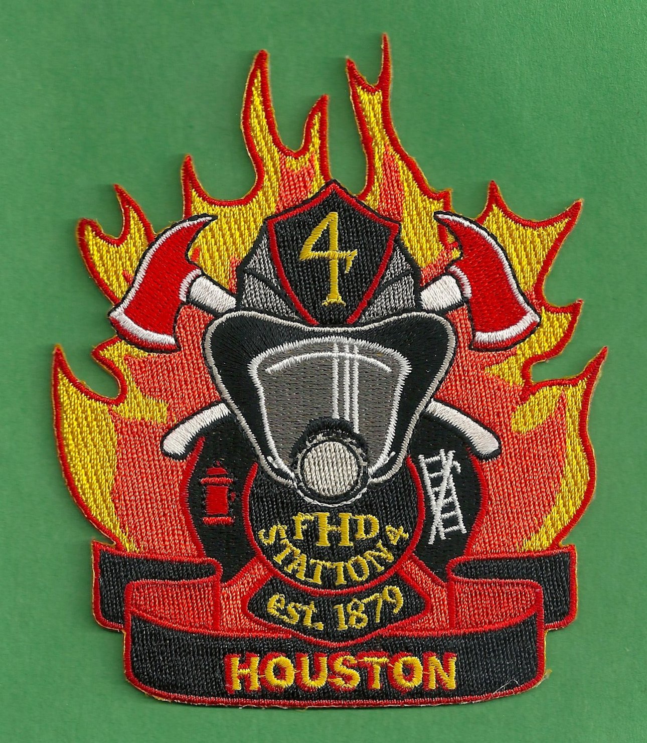 Houston Fire Department Station 4 Company Patch