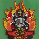 Houston Fire Department Station 4 Company Patch