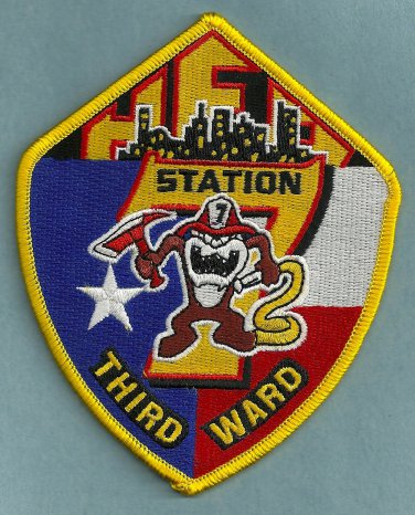 Houston Fire Department Station 7 Company Patch