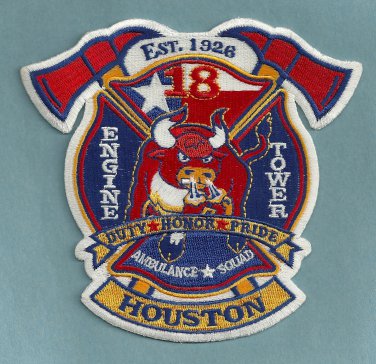 HOUSTON TEXAS FIRE DEPARTMENT STATION 84 COMPANY PATCH