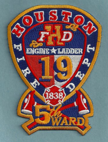 Houston Fire Department Station 19 Company Patch