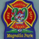 Houston Fire Department Station 20 Company Patch