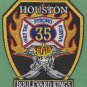 Houston Fire Department Station 35 Company Patch