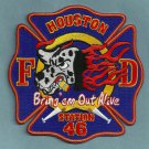Houston Fire Department Station 46 Company Patch