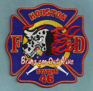 Houston Fire Department Station 46 Company Patch