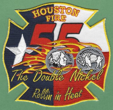 Houston Fire Department Station 55 Company Patch