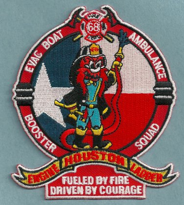 Houston Fire Department Station 68 Company Patch