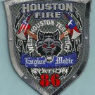 Houston Fire Department Engine 86 Medic 86 Company Patch